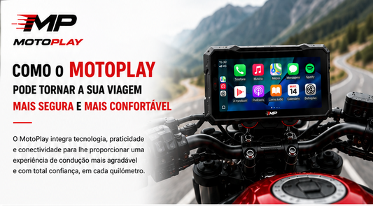 MotoPlay 7" Pro Max®: A atualização que transforma completamente a forma como conduz a sua mota